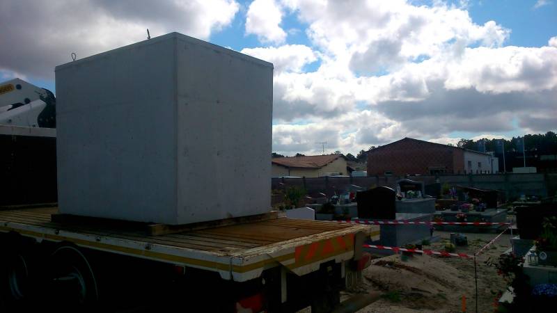 caveau monobloc Bassin d'Arcachon