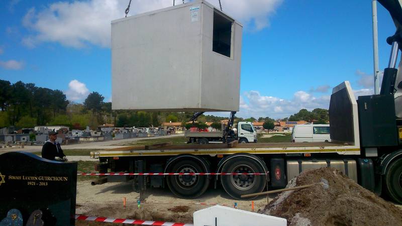 caveau monobloc sur Gujan-Mestras